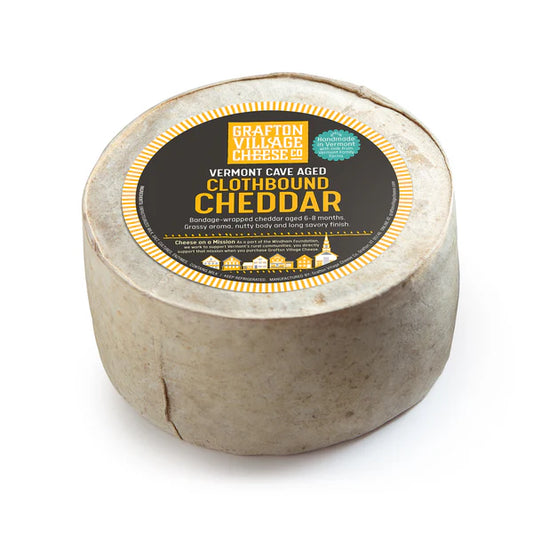 Grafton Clothbound Cheddar 1/2# Wedge