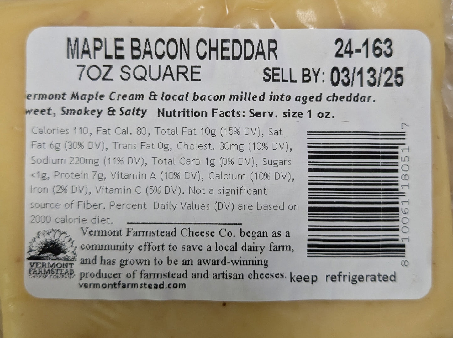Maple Bacon Cheddar